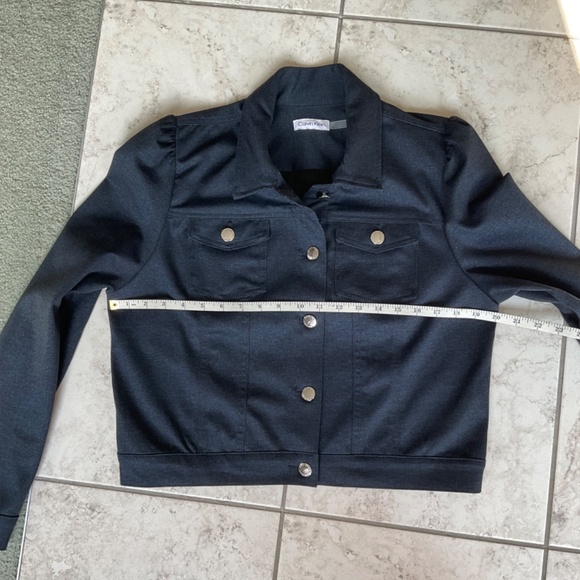 Calvin Klein Navy Jacket Size Medium NWOT - Picture 10 of 16